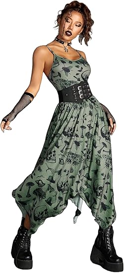 GothDark - sugar skull dress womens