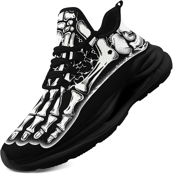 coolcustomize - sugar skull sneakers womens