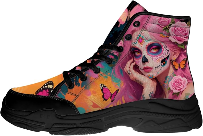 Quorax - sugar skull sneakers womens