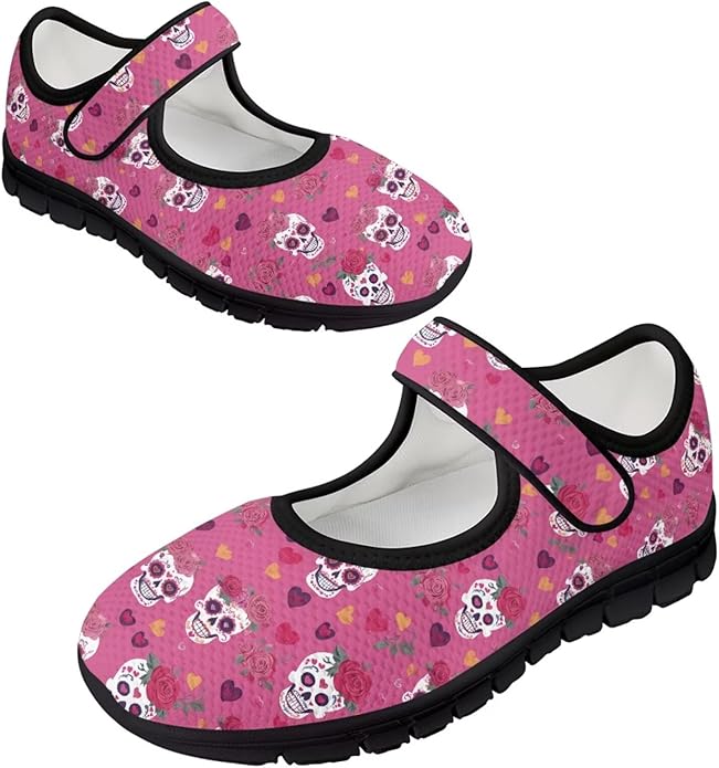 JoyLamoria - sugar skull sneakers womens