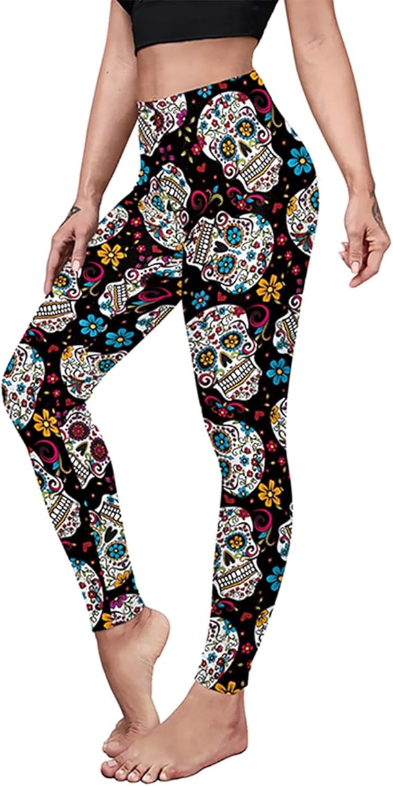 Eciodci - sugar skull socks womens