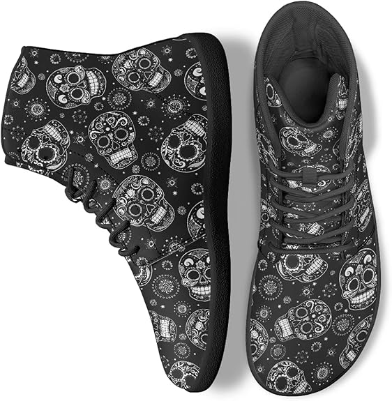 Ecaestolph - sugar skull sneakers womens
