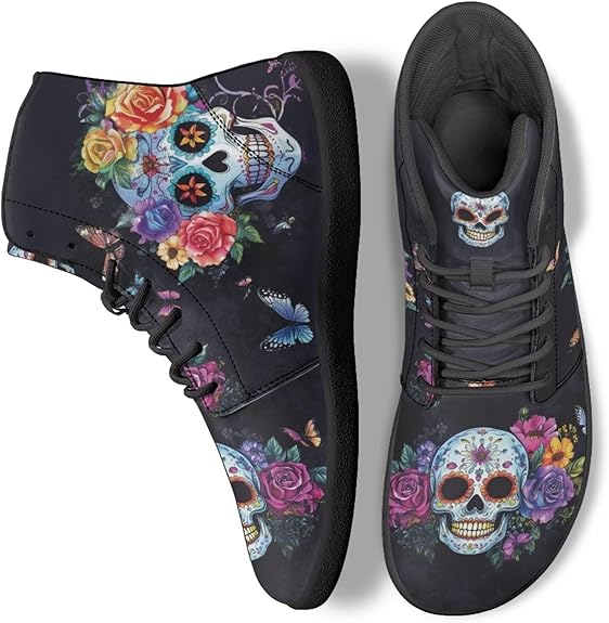 Ecaestolph - sugar skull high tops