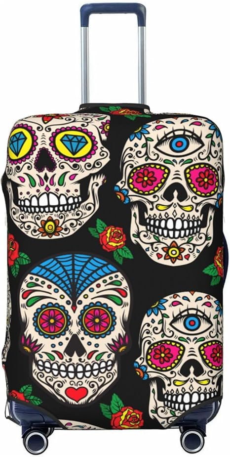 Salelf - sugar skull luggage set