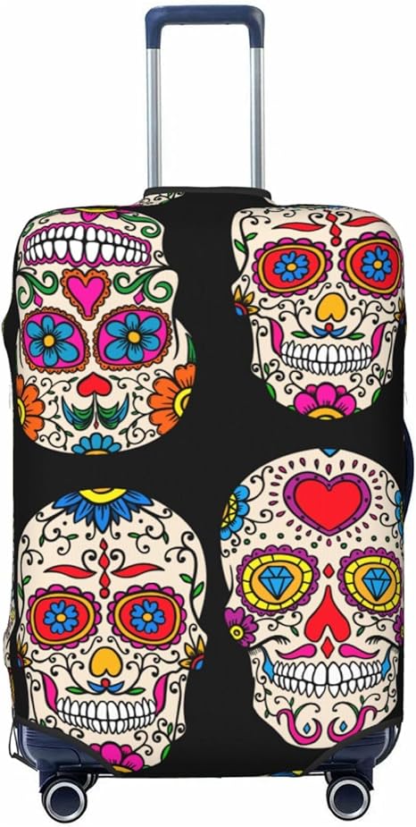 Salelf - sugar skull luggage set