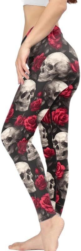 Irisjudy - sugar skull leggings for women