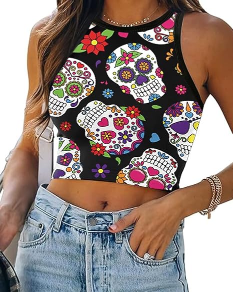 Eciodci - sugar skull t-shirt womens