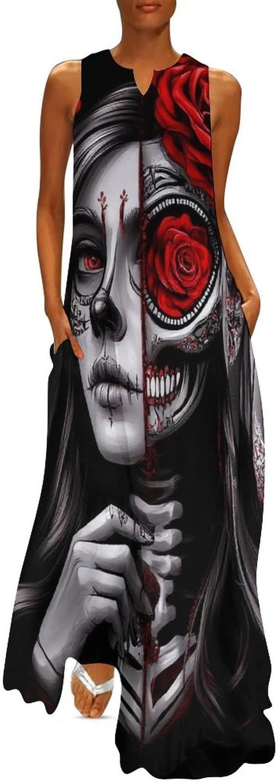 4SEE - sugar skull coat womens