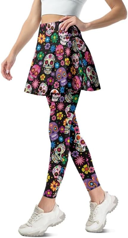 Irisjudy - sugar skull leggings for women