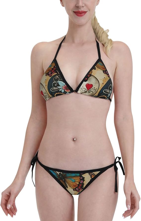 DRTGEDS - sugar skull bikini set