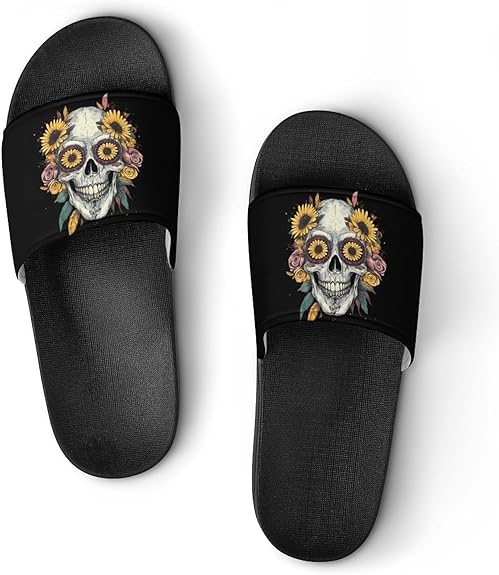 Generic - sugar skull slippers womens