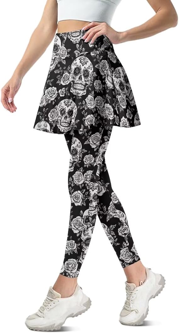 Irisjudy - sugar skull leggings for women