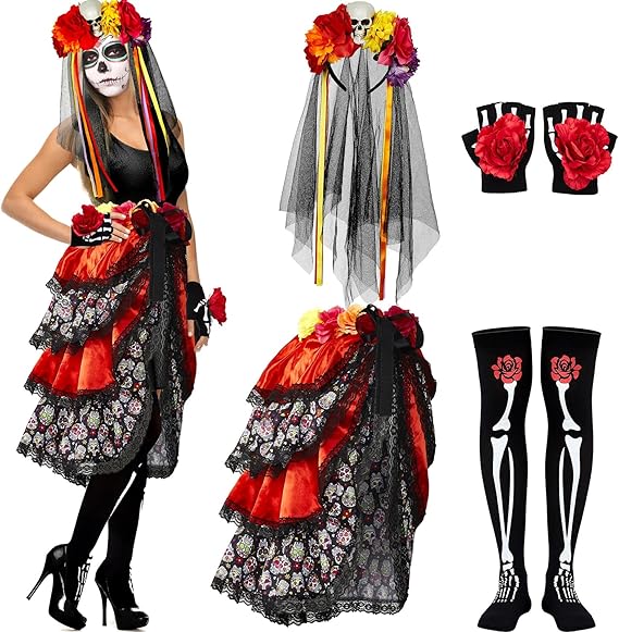 Hercicy - sugar skull dress womens