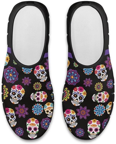 JoyLamoria - sugar skull sneakers womens