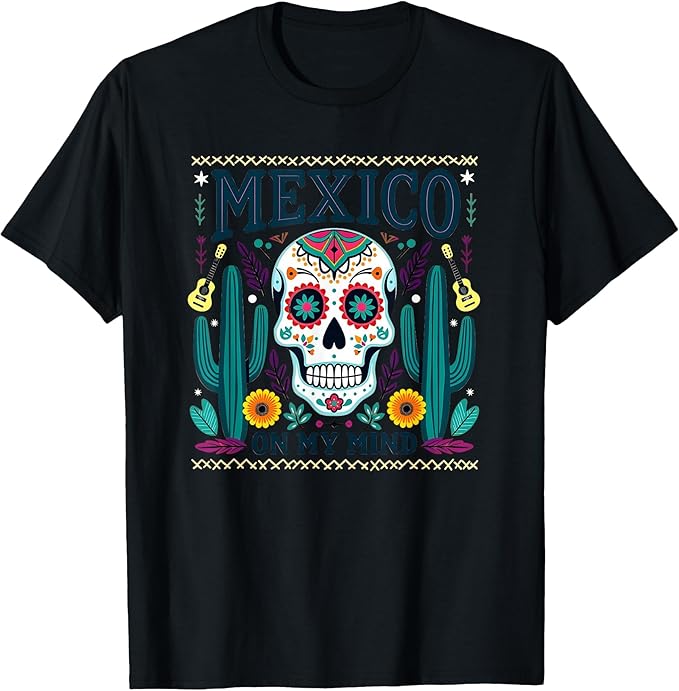 Generic - sugar skull t-shirt womens