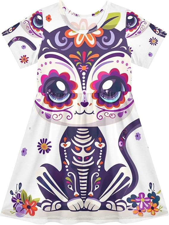 GAIREG - sugar skull dress womens