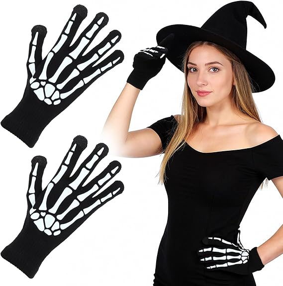 Kifmurase - sugar skull winter gloves