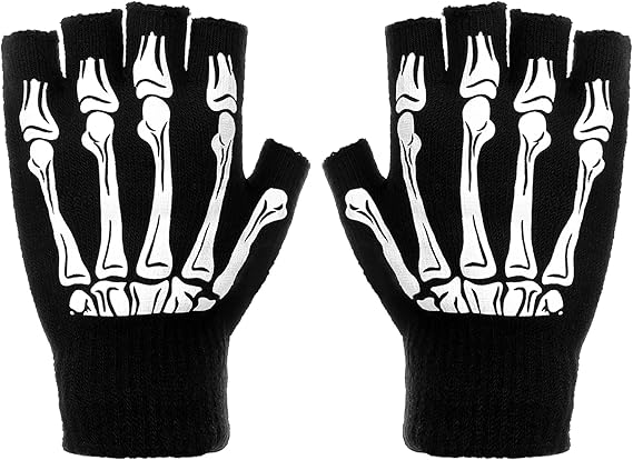 APLZGMG - sugar skull winter gloves