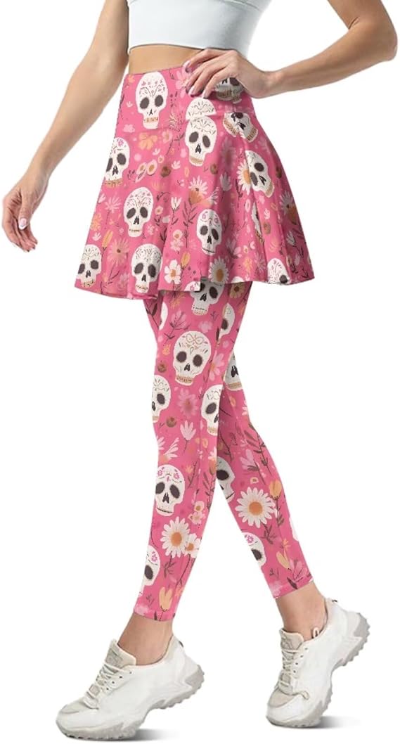 Irisjudy - sugar skull leggings for women