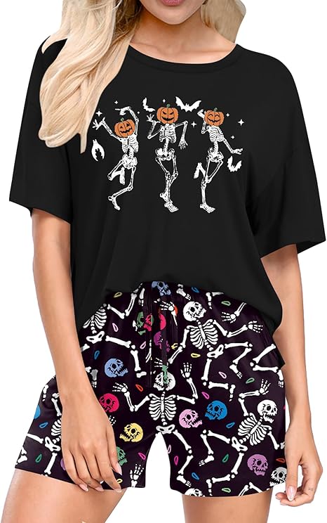 Ithalt - sugar skull pajamas womens