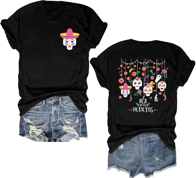 Ithalt - sugar skull t-shirt womens