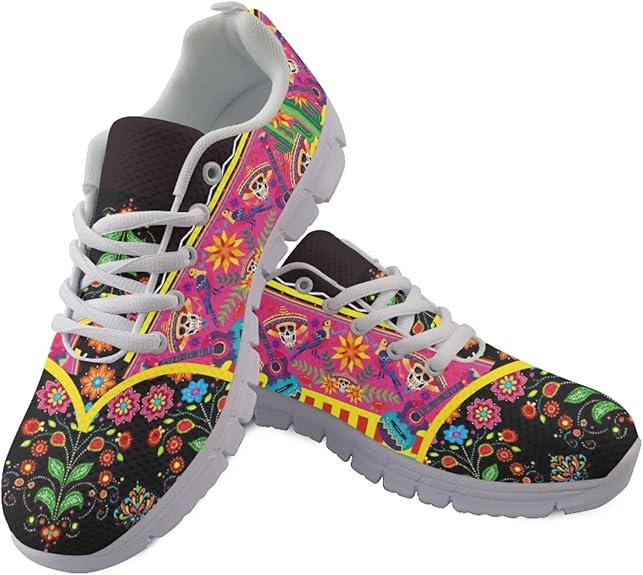 GETELINSENG - sugar skull sneakers womens