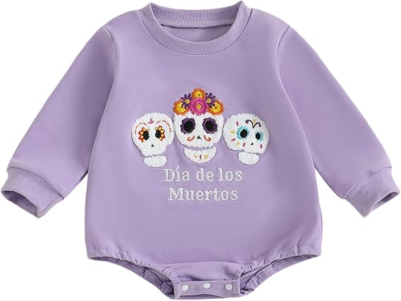 Kuriozud - sugar skull sweatshirt womens