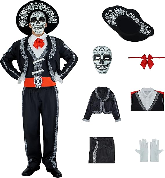 GAUWEAN - sugar skull winter gloves