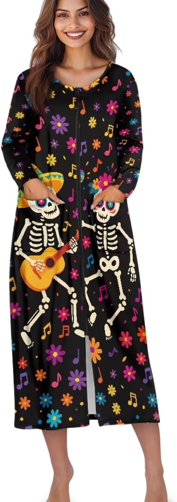 Hwzdsyxl - sugar skull coat womens