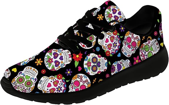 Uminder - sugar skull sneakers womens