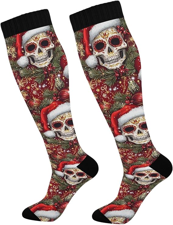 BOENLE - sugar skull socks womens