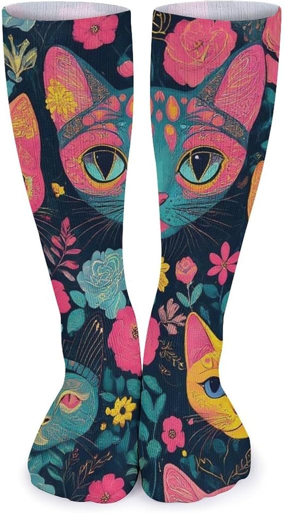 CWECVWE - sugar skull socks womens