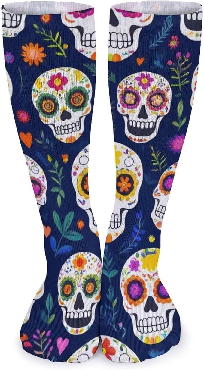 CWECVWE - sugar skull boots for women