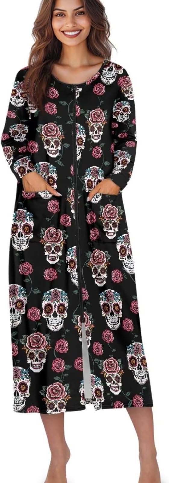 Hwzdsyxl - sugar skull coat womens