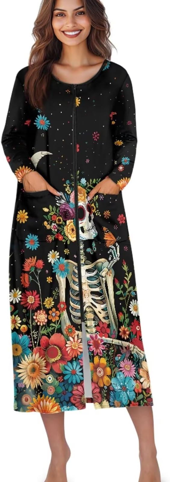 Hwzdsyxl - sugar skull coat womens