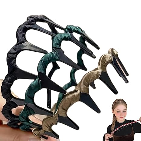 3 PackVintage High Cranium Artificial Hairband, 2025 New Hairbands for Girls, Decorative Hair Accessories Gifts (Satin, One size fits all) - sugar skull flower crown