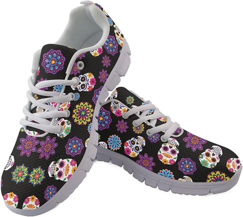 Gdxynsmny - sugar skull sneakers womens