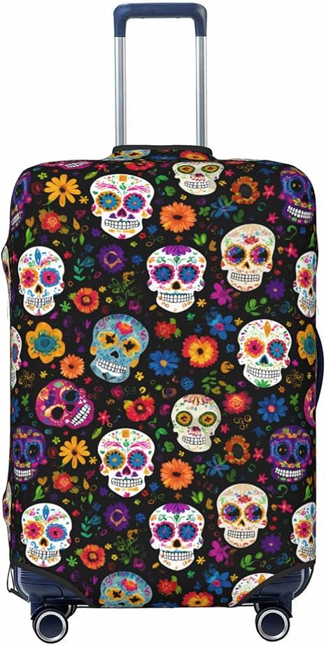 Worltoldb - sugar skull luggage set