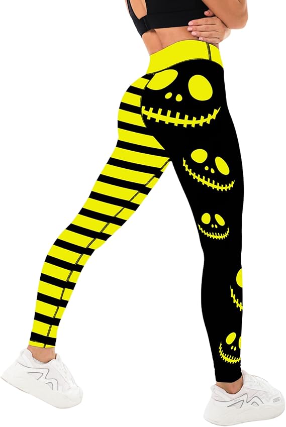 generic - sugar skull leggings for women