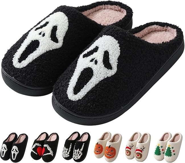 Fpvcqnm - sugar skull slippers womens