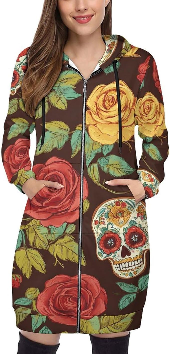 Generic - sugar skull coat womens