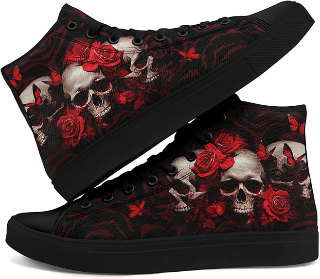 coolcustomize - sugar skull high tops