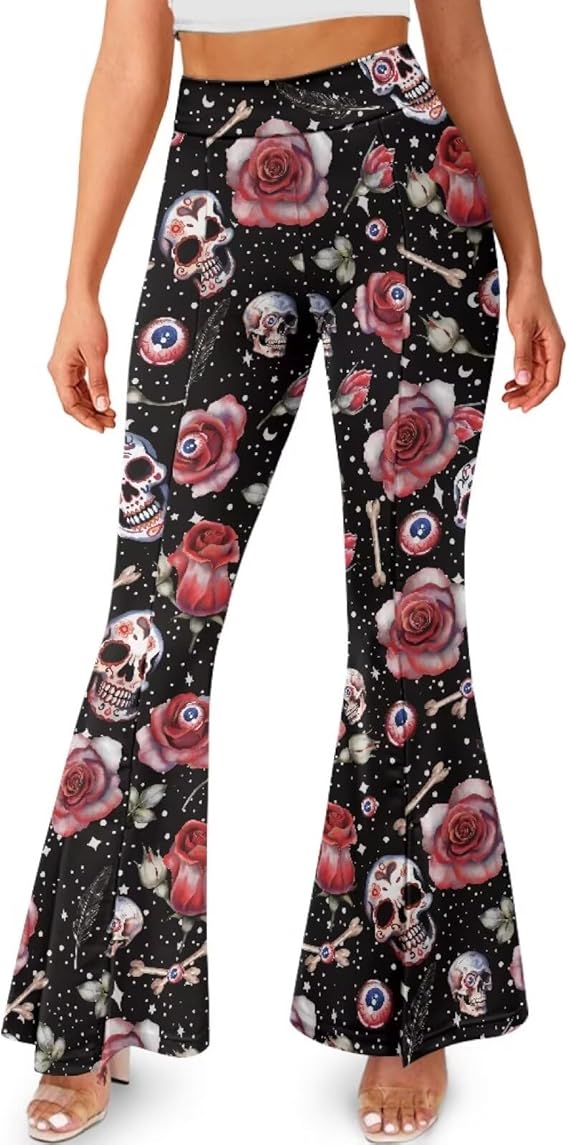 Irisjudy - sugar skull boots for women