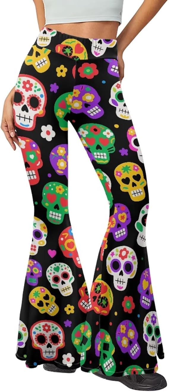 Irisjudy - sugar skull boots for women