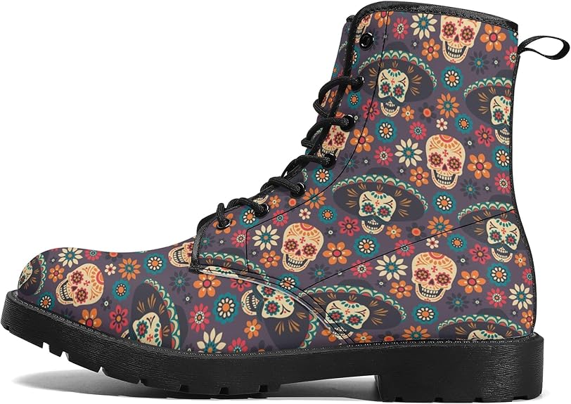 Generic - sugar skull boots for women