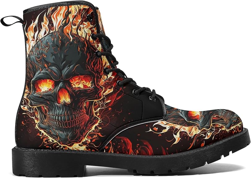 Generic - sugar skull boots for women