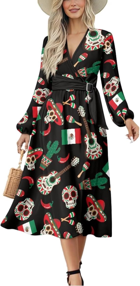 Zhangruoheng - sugar skull dress womens
