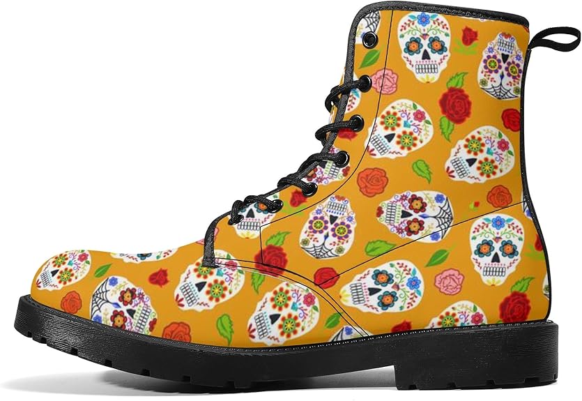 Generic - sugar skull boots for women
