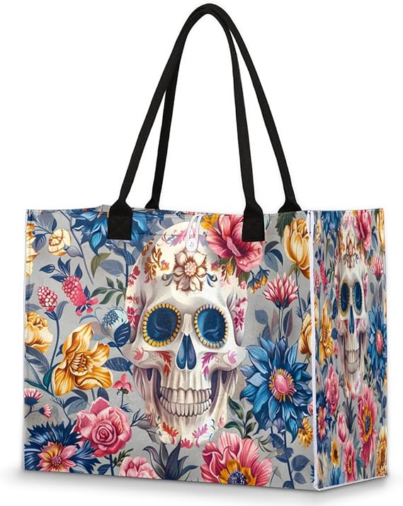 KOBLEN - sugar skull flip flops womens