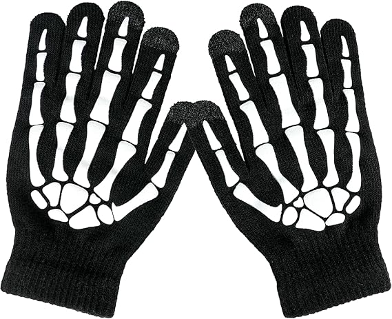 Lousye - sugar skull winter gloves